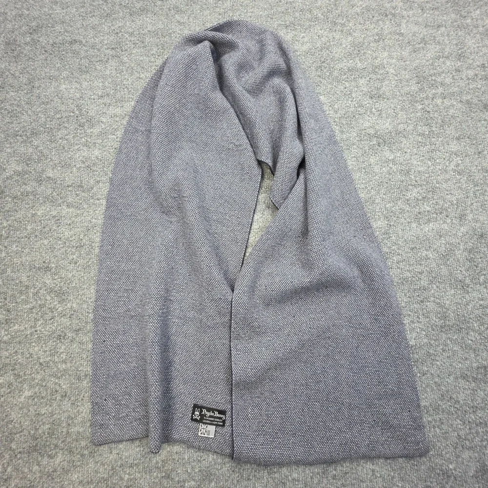 Psycho Bunny Scarf Blue AOP 100% Cashmere 65